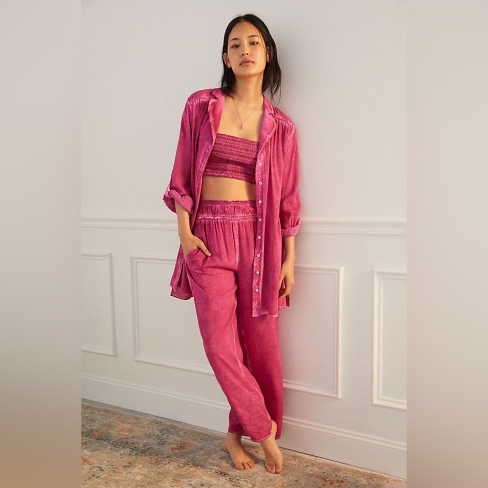 Anthropologie three-piece lounge set
